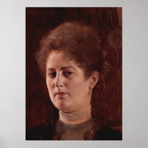 Klimt - Portrait einer Dame 1894 Poster