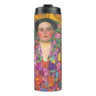 Klimt Portrait von Eugenia Primavesi Thermosbecher