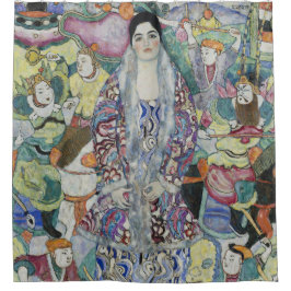 Klimt-Portrait von Friederike Maria Beer Kunstkuns Duschvorhang