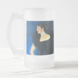 Klimt Portrait von Rose von Rosthorn-Friedmann Mattglas Bierglas