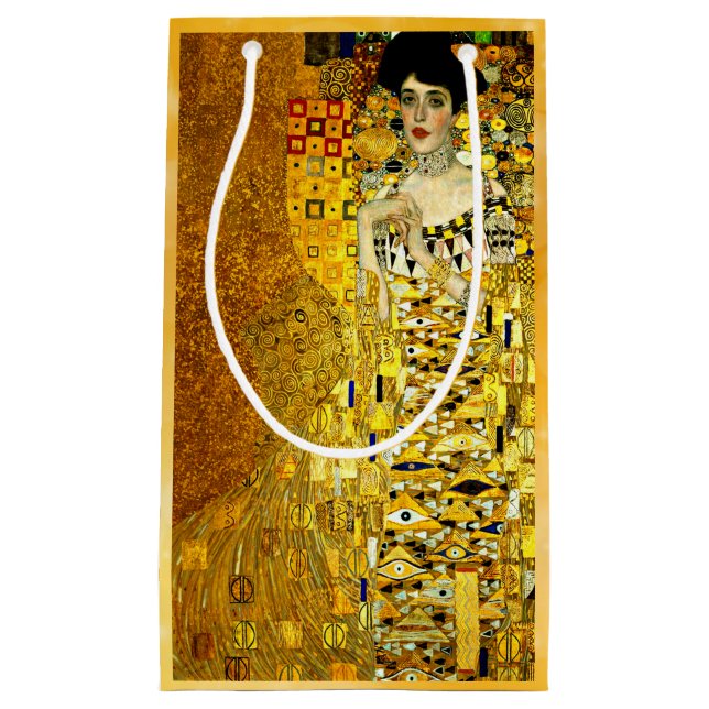 Klimt - Porträt von Adele Bloch-Bauer Kleine Geschenktüte (Vorderseite)