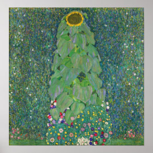 Klimt - Sonnenblume Poster