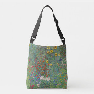 Klimt Sonnenblumen-Garten-Schultertasche Tragetaschen Mit Langen Trägern