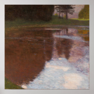 Klimt - Stiller Teich Poster