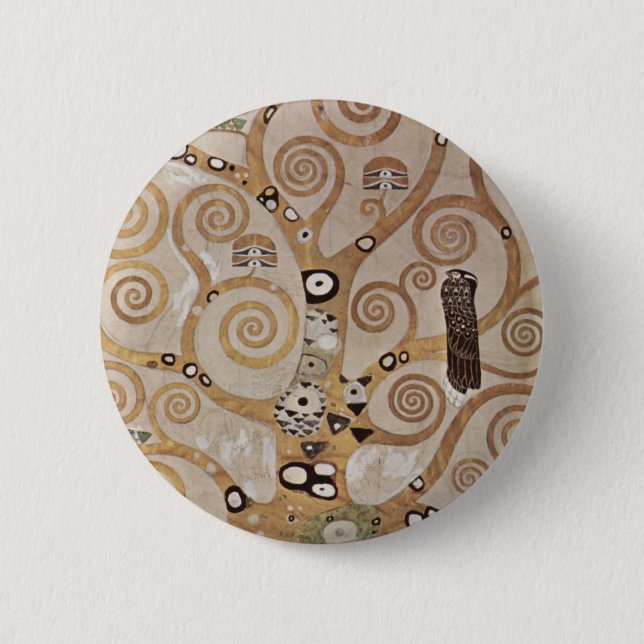Klimt - Stocletfries Button (Vorderseite)