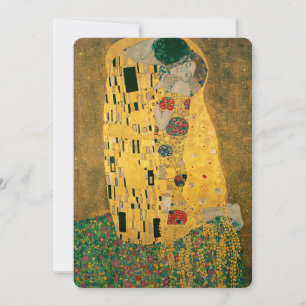Klimt // The Kiss Painting Einladung