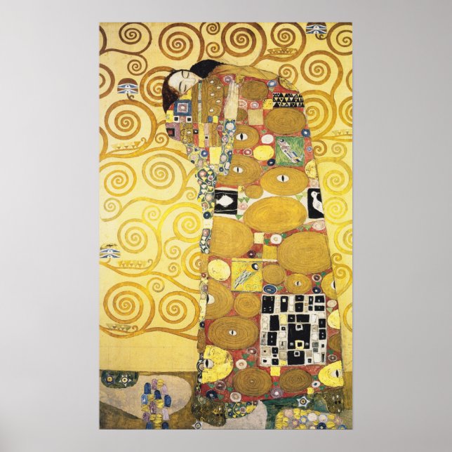 Klimt - Vorbereitender Entwurf des Stoclet Palace Poster (Vorne)