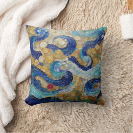 Klimt Wasserschläuche Kissen