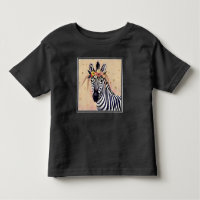 Klimt Zebra | In Blume verziert