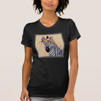 Klimt Zebra | In Blume verziert