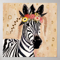 Klimt Zebra | Krone der Blume