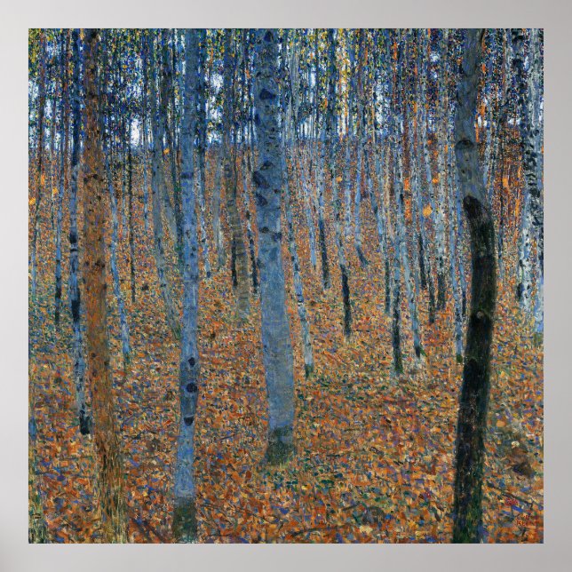 Klimts Buche Grove I Poster (Vorne)