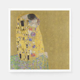 Klimts Der Kuss - Romantischer Jugendstil Serviette
