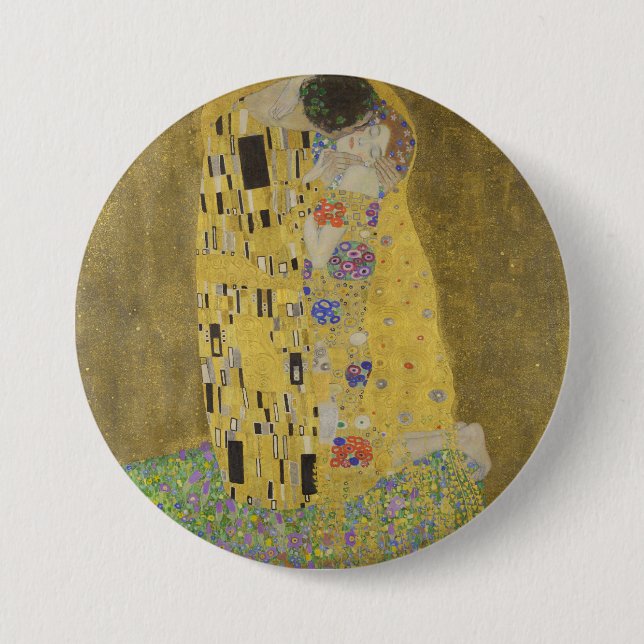 Klimts Kuss Button (Vorderseite)
