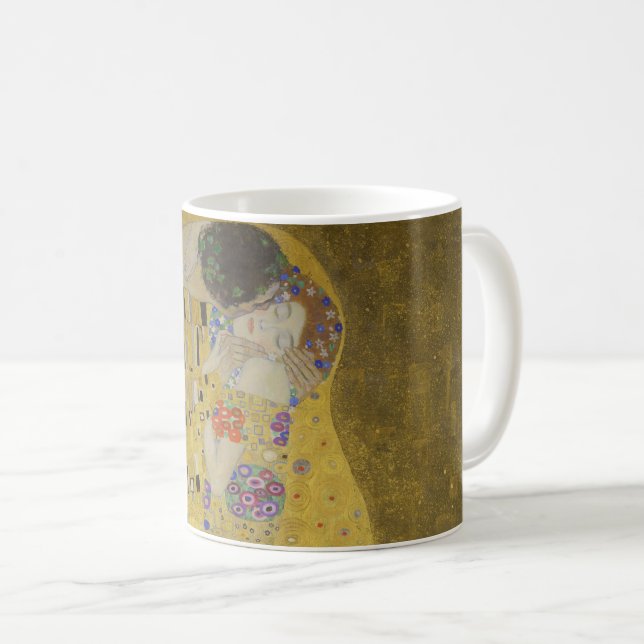 Klimts Kuss Kaffeetasse (VorderseiteRechts)