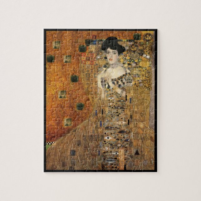 Klimts Portrait von Adele Bloch-Bauer Puzzle (Vertikal)