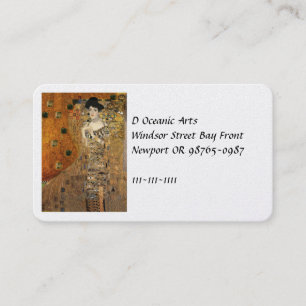 Klimts Porträt Adele Bloch-Bauer Visitenkarte