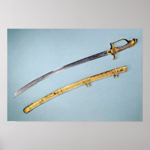 Klinge gegeben Napoleon I durch das Directoire Poster