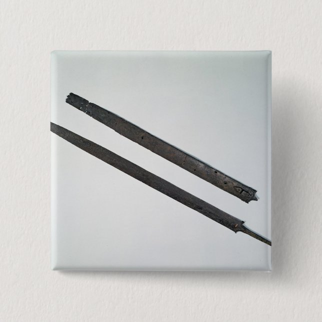 Klinge und Hülle, vom La Tene, die Schweiz Button (Vorderseite)