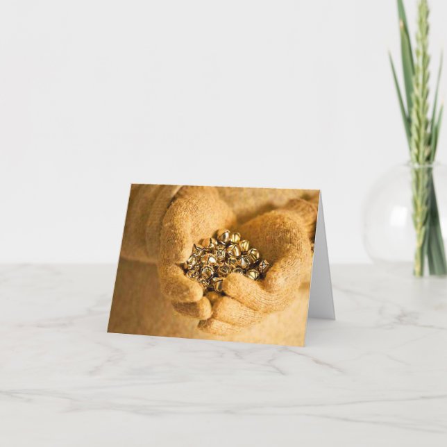 Klingel Bell Feiertagskarte (Vorderseite)