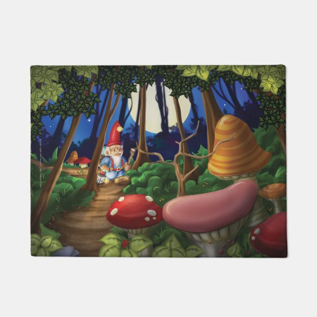Klingel-Klingel wenig Gnome-Fußmatte Fußmatte (Vorderseite)