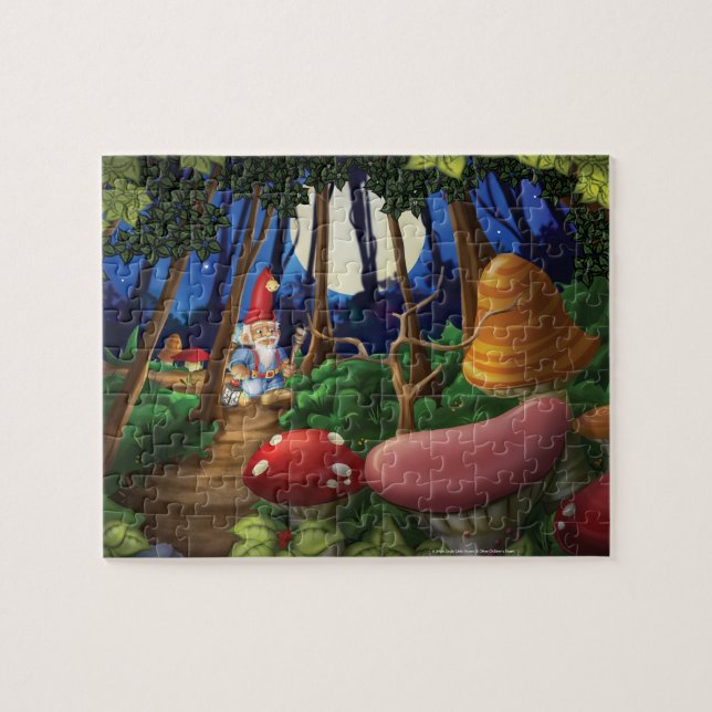 Klingel-Klingel wenig Gnome-Puzzlespiel mit Puzzle (Horizontal)