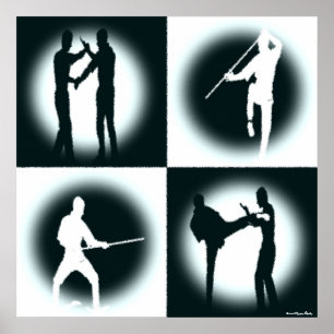 Klingel Yong Chun Fu Druck Poster