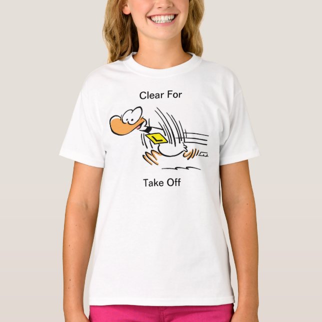 Klingeln-Ente entfernen Luftfahrt-Shirt T-Shirt (Vorderseite)