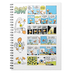 Klingeln-Enten-Flugschule-Prüfungen Notizblock