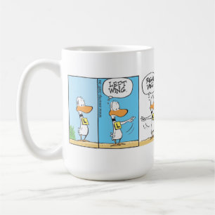 Klingeln-Enten-Karo-Liste vor dem Flug Tasse