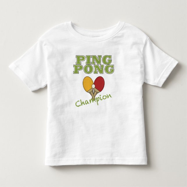 Klingeln Pong Meister Kleinkind T-shirt (Vorderseite)