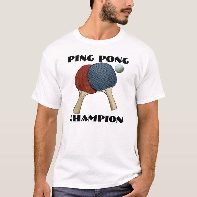 Klingeln Pong Meister T-Shirt (Vorderseite)