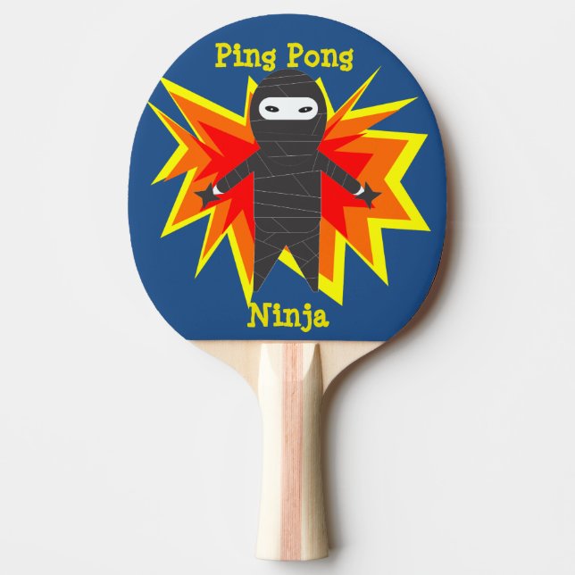 Klingeln Pong Ninja Paddel Tischtennis Schläger (Vorderseite)