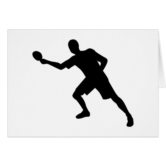 Klingeln pong Spieler (Vorderseite (Horizontal))
