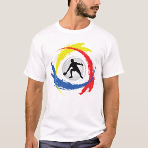 Klingeln Pong Tricolor Emblem T-Shirt