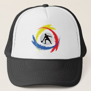 Klingeln Pong Tricolor Emblem Truckerkappe