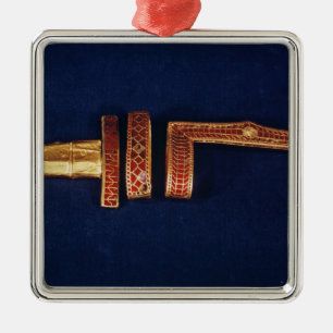 Klingeverzierungen vom Schatz von Childeric I ( Ornament Aus Metall