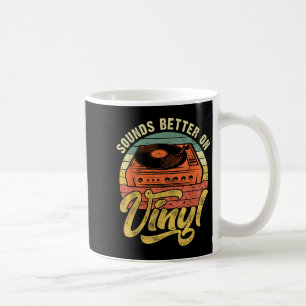 Klingt besser auf Vinyl - Music Lover Disk Platten Kaffeetasse