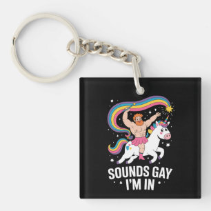 Klingt Gay Ich Bin Ein Mann Der Rock Tragendes Ein Schlüsselanhänger