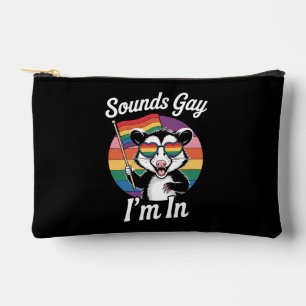 Klingt Gay Ich Bin In Possum Lustig LGBTQ Pride Re Zubehörtasche