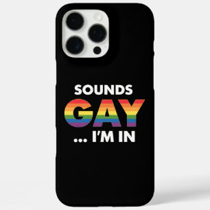 Klingt Gay Ich bin Regenbogen LGBTQ Pride iPhone 16 Pro Max Hülle