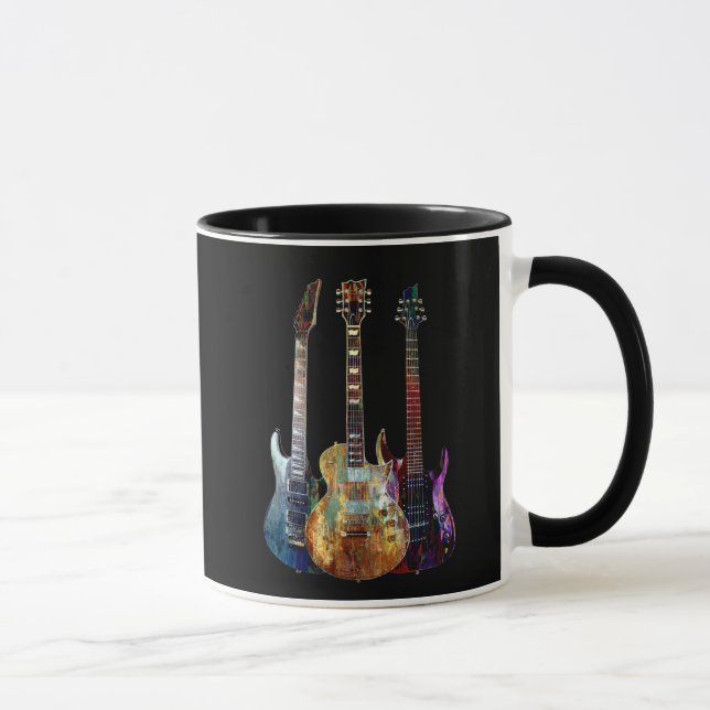 Klingt nach Musik. Farbige Gitarre Tasse (Rechts)