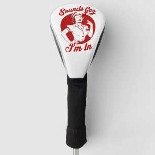 Klingt schwul, ich bin im Vintage-lesbischen Cowgi Golf Headcover