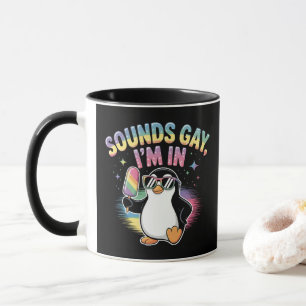 Klingt schwul Ich bin in Stolz Monat Design - Ping Tasse