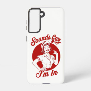 Klingt schwul Ich bin in Vintag lesbischer Cowgirl Samsung Galaxy Hülle