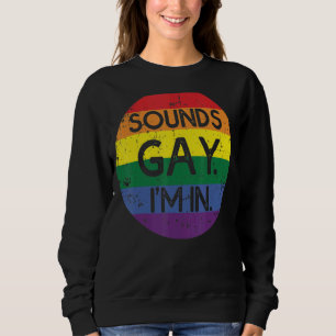 Klingt schwul, in dem ich für einen langen Schwanz Sweatshirt