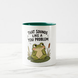 Klingt wie ein Du-Problem - Zweifarbige Tasse