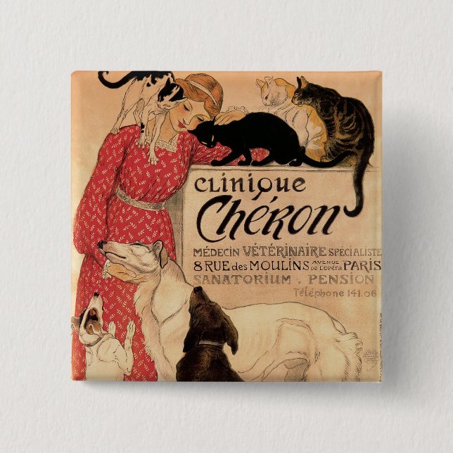 Klinik Cheron Button (Vorderseite)