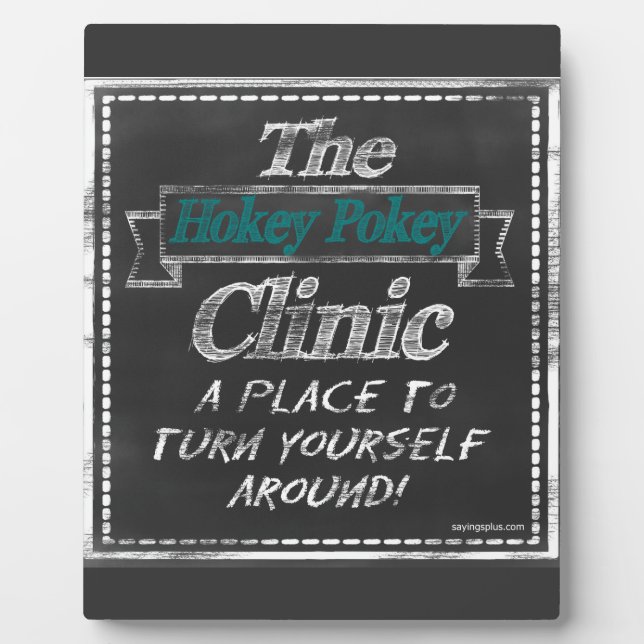 Klinik Hokey Pokey Fotoplatte (Vorderseite)