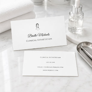Klinische Ästhetikerin Minimalistisch Elegant Visitenkarte
